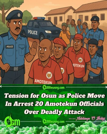 Nigerian Police Don Arrest 20 Amotekun Officials Over Osun Community Killings – Tension Full Ground