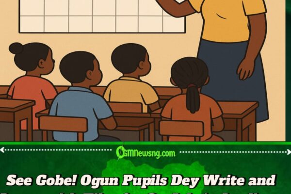 St. John’s Anglican Primary School Pupils Dey Use White Tiles as Blackboard – Ogun Community Cry for Help