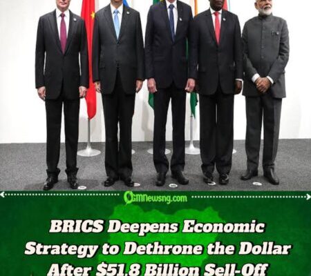 BRICS Pushes Financial Revolution as $51.8 Billion in Dollar Assets Leave U.S. Markets