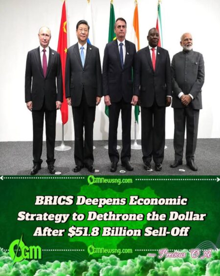 BRICS Pushes Financial Revolution as $51.8 Billion in Dollar Assets Leave U.S. Markets