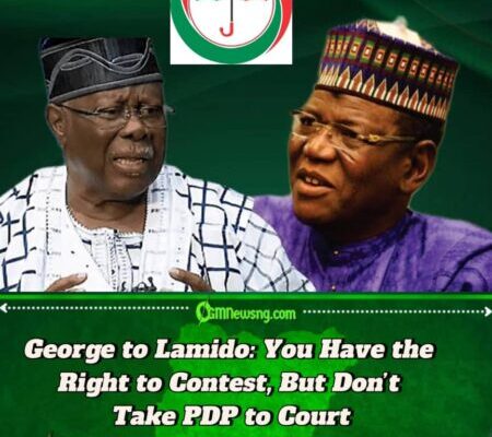 Bode George Backs Sule Lamido’s Right to Contest PDP Chairmanship, Urges Internal Resolution of Disputes