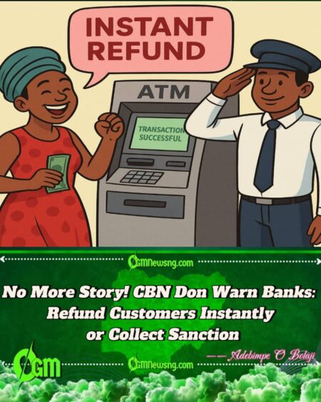 CBN Don Vex: Banks Must Refund Money Sharp-Sharp After Failed ATM Transaction