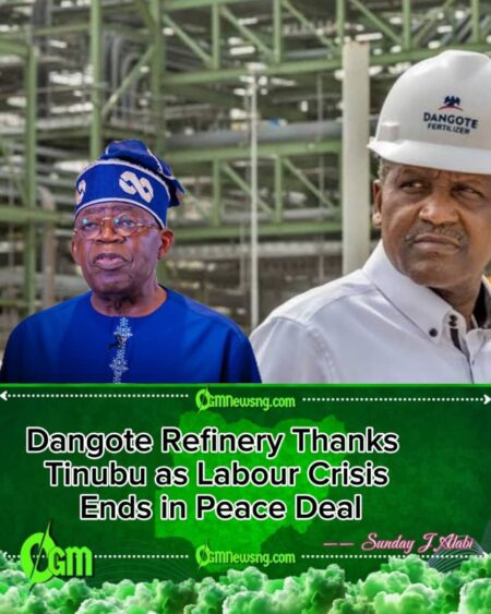 Dangote Refinery Commends Tinubu’s Timely Intervention in PENGASSAN Dispute