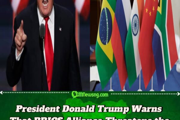 President Donald Trump Threatens New Tariffs Against BRICS Nations Over ‘Attack’ on U.S. Dollar