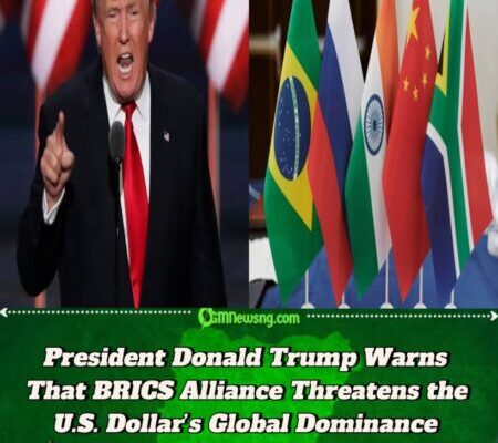 President Donald Trump Threatens New Tariffs Against BRICS Nations Over ‘Attack’ on U.S. Dollar