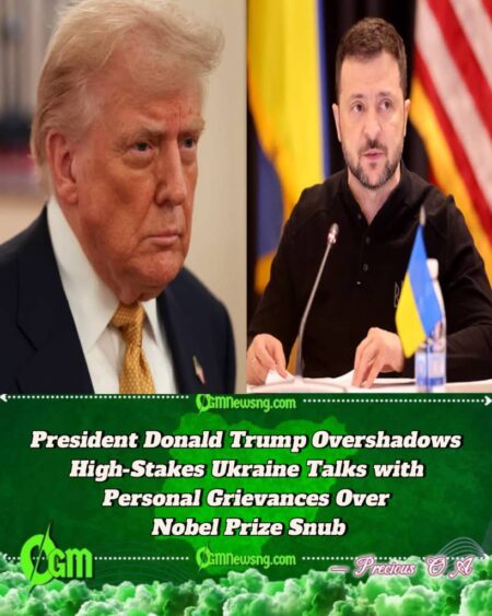 President Donald Trump Sparks Diplomatic Uproar After Nobel Peace Prize Outburst During Zelensky Meeting