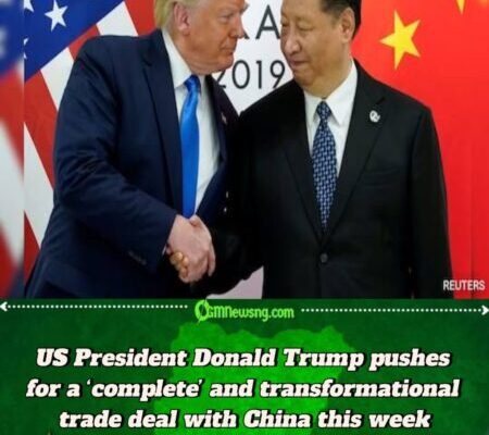 US President Donald Trump aims to secure stronger protections for American industries in talks with China