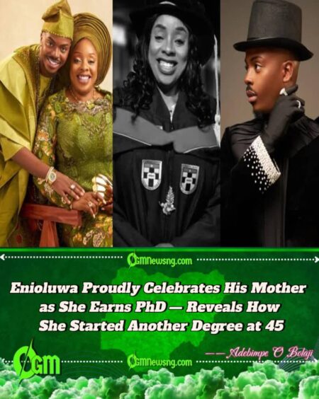 Enioluwa’s Mum Bags PhD at 50+ — Media Star Celebrates Her Inspiring Academic Journey