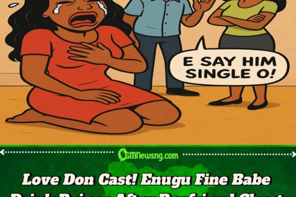 Enugu Palava:Wetin Love Don Turn? Enugu Babe Drink Sniper After Catching Boyfriend With Another Woman