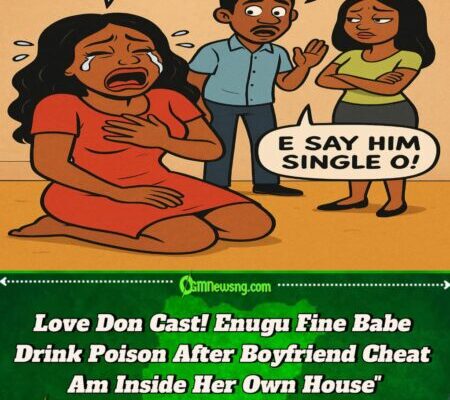 Enugu Palava:Wetin Love Don Turn? Enugu Babe Drink Sniper After Catching Boyfriend With Another Woman