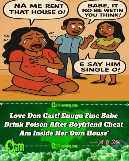 Enugu Palava:Wetin Love Don Turn? Enugu Babe Drink Sniper After Catching Boyfriend With Another Woman