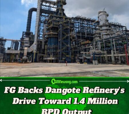 Federal Government Pledges to Help Dangote Refinery Achieve 1.4 Million BPD Capacity