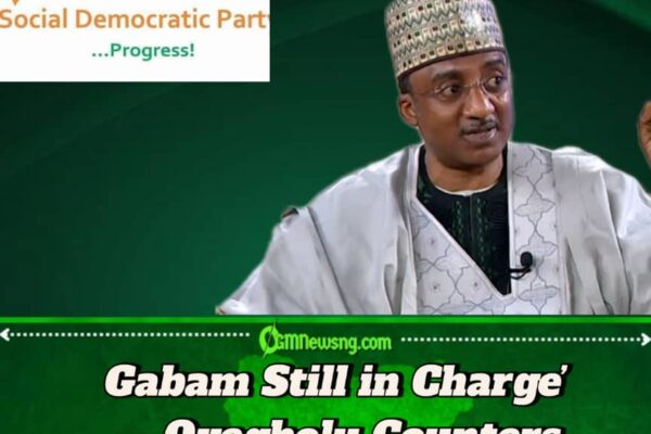 Gabam Firmly Holds SDP National Chairman Leadership, Declares Ex-Governorship Candidate Oyegbolu
