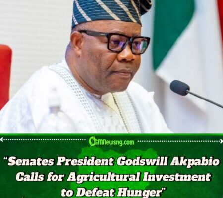 Senate President Godswill Akpabio Warns Hunger Crisis Threatens Millions of Nigerians