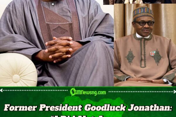 Former President Goodluck Jonathan: Denies Claims of Buhari’s Alleged Terrorist Connections