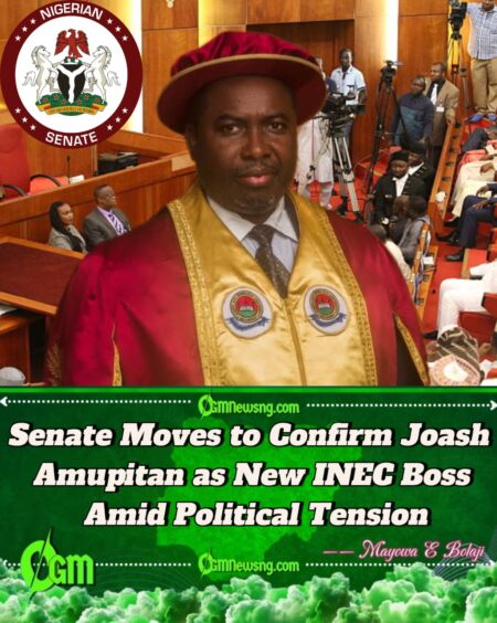 Senate to Grill INEC Nominee Joash Amupitan Over Electoral Reform Plans