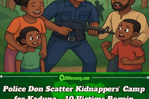 Kaduna Police Don Rescue 10 People Wey Kidnappers Hold for 5 Months – Tears of Joy Full Everywhere