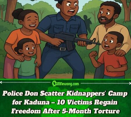 Kaduna Police Don Rescue 10 People Wey Kidnappers Hold for 5 Months – Tears of Joy Full Everywhere
