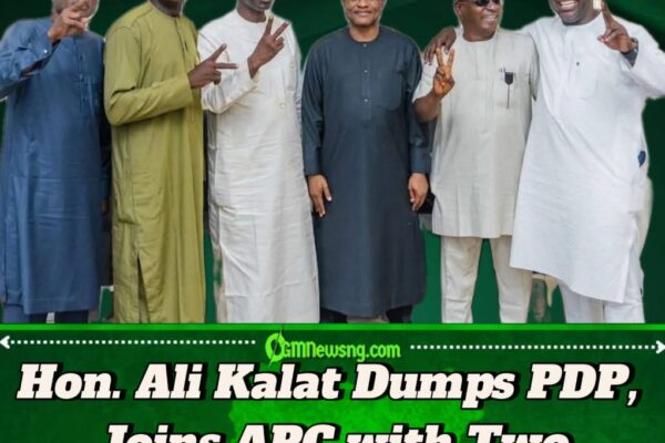 Hon. Ali Kalat Leads Defection of Three Lawmakers from PDP to APC