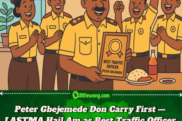 LASTMA Don Celebrate Oga Peter Gbejemede — Best Traffic Officer for Lagos State Senior Category