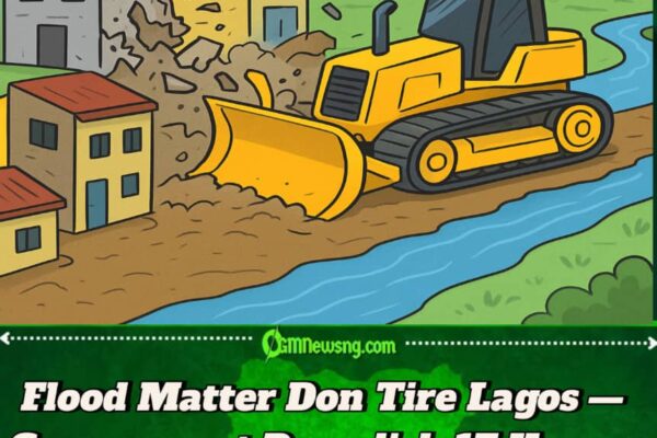 Lagos State Government Don Scatter 17 Buildings Wey Block Ikota River Path