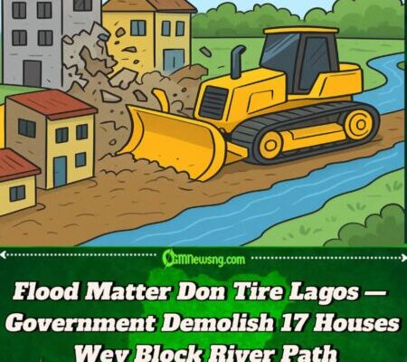 Lagos State Government Don Scatter 17 Buildings Wey Block Ikota River Path