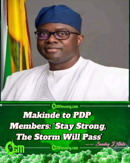 Makinde Urges PDP Members to Stay United Amid Defections, Says ‘Victory Lies Ahead
