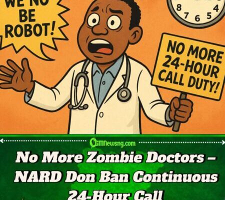 NARD Don Vex: Resident Doctors No Go Dey Do 24-Hour Call Duty Again From October 1