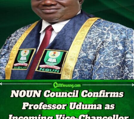 NOUN Governing Council Appoints Professor Uduma O. Uduma as New Vice-Chancellor