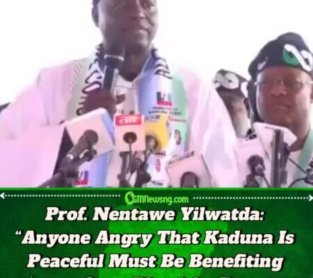 Prof. Nentawe Yilwatda: “Kaduna Was Burning Before Uba Sani — Now Peace Has Returned”
