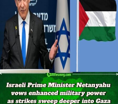 Israeli Prime Minister Netanyahu intensifies Gaza offensive with fresh surge of powerful airstrikes
