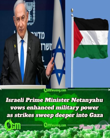Israeli Prime Minister Netanyahu intensifies Gaza offensive with fresh surge of powerful airstrikes