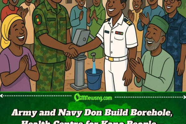 Nigerian Army Show Love — Build Borehole for Kano People Wey Don Suffer Water Wahala