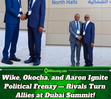 FCT Minister Nyesom Wike Shocks Nigerians — Appears in Dubai with APC and PDP Chairmen at Global Summit!