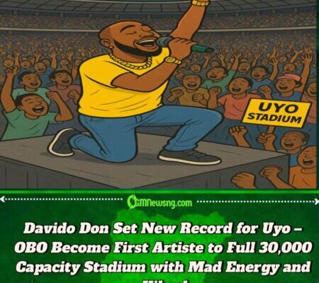 Davido Don Break Record — First Artiste We Fill 30,000 Capacity Uyo Stadium with Mad Vibes and Energy