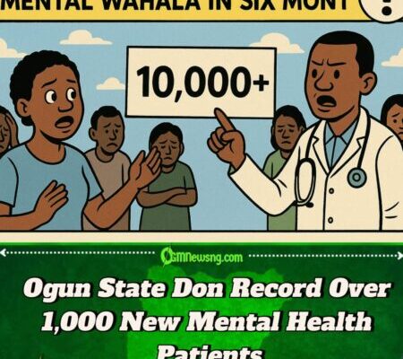 Ogun State Don Raise Alarm: Over 10,000 People Don Get Mental Health Wahala in Six Months