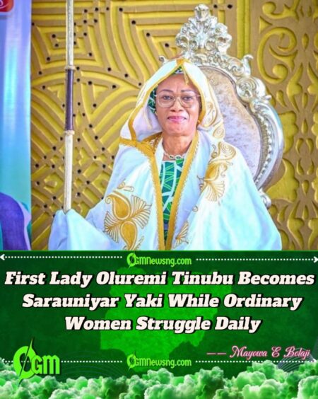 First Lady Oluremi Tinubu Crowned ‘Queen Warrior’ as Critics Question Symbolism Amid Hardship