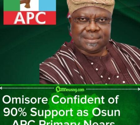I’ll Win 90% of APC Votes” — Omisore Boasts Ahead of Osun Primary