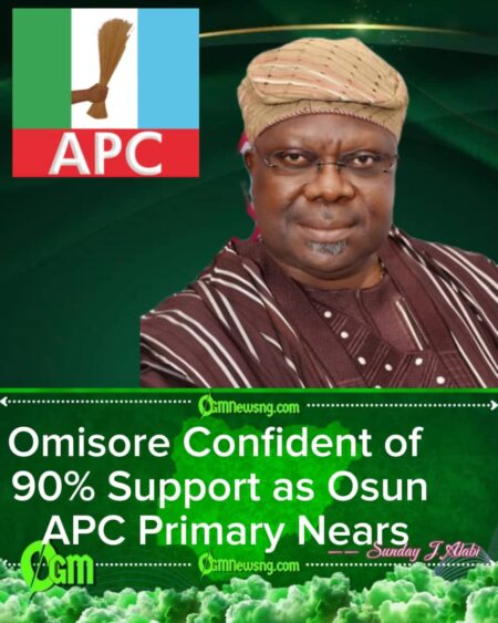 I’ll Win 90% of APC Votes” — Omisore Boasts Ahead of Osun Primary