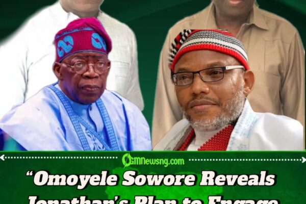 Omoyele Sowore Confirms Jonathan’s Peace Move Over Nnamdi Kanu’s Continued Detention