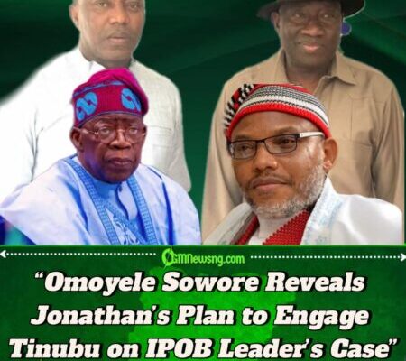 Omoyele Sowore Confirms Jonathan’s Peace Move Over Nnamdi Kanu’s Continued Detention
