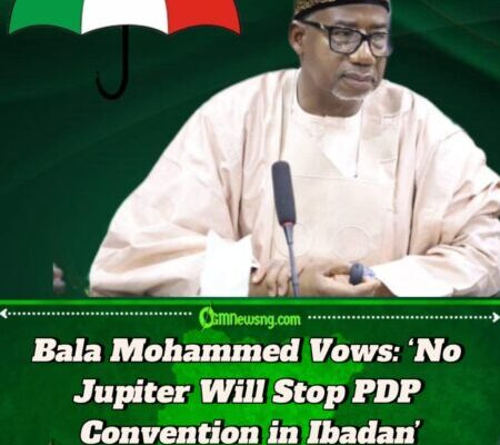 No Force Can Stop PDP Convention,” Says Bauchi Governor Bala Mohammed Amid Defections and Internal Rifts