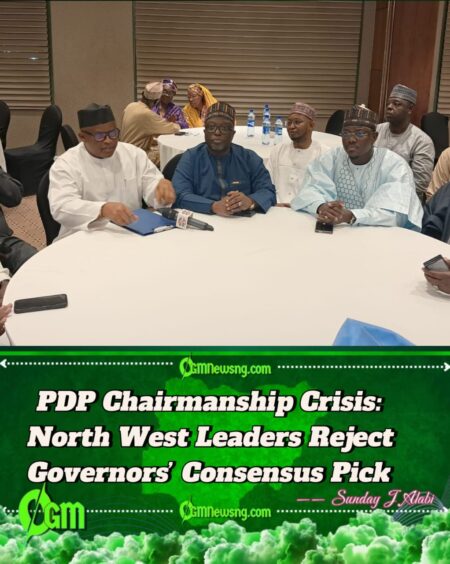 PDP Chairmanship Crisis: North West Leaders Reject Governors’ Consensus Pick