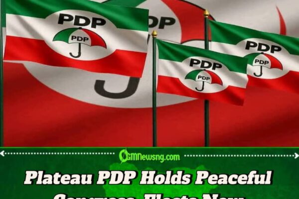 PDP Elects New Officials in Plateau, Pledges Unity and Renewal Ahead of 2027