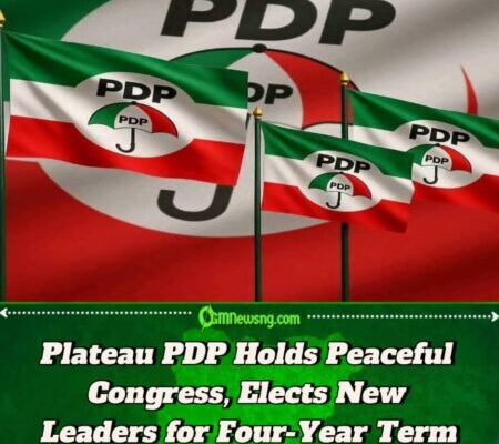 PDP Elects New Officials in Plateau, Pledges Unity and Renewal Ahead of 2027