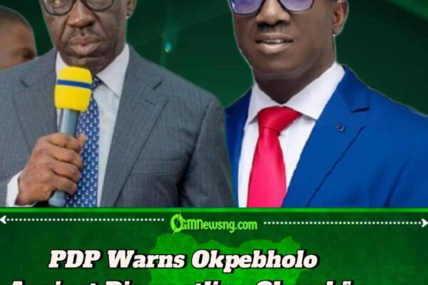 PDP Accuses Okpebholo of Dismantling Obaseki’s Development Legacy in Edo State