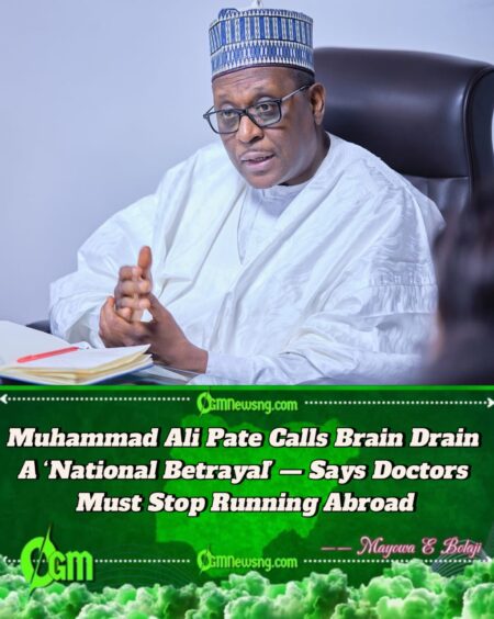 Health Minister Muhammad Ali Pate Explodes: “Nigeria’s Health System Was Broken — Now We Are Fixing It With 120,000 Workers!”