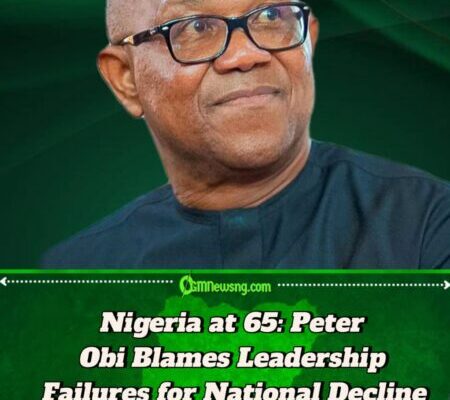 Nigeria @65: Peter Obi Says Nation Betrayed by Leadership Failures