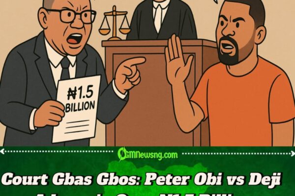 Peter Obi Don Drag Deji Adeyanju Go Court, Demand ₦1.5 Billion Compensation for Defamation