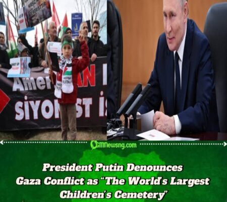 President Putin Frames Gaza as a Humanitarian Collapse Threatening Regional Stability